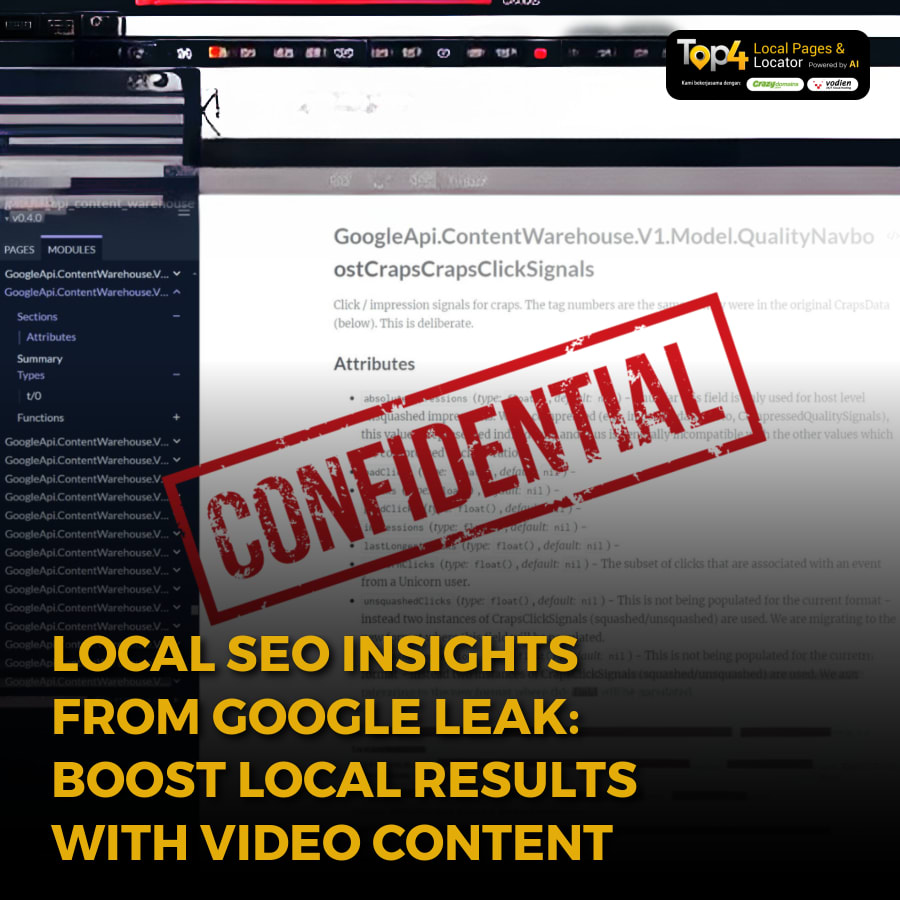 Local SEO Insights from Google Leak: Boost Local Results with Video Content