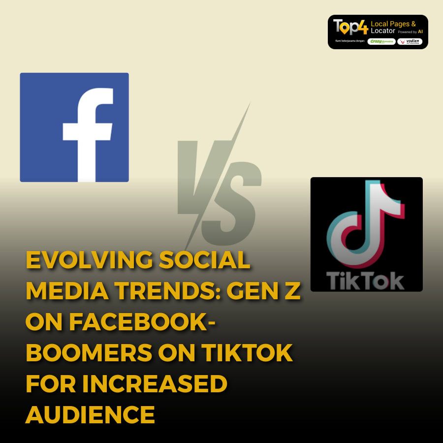 Evolving Social Media Trends: Gen Z on Facebook, Boomers on TikTok for Increased Audience