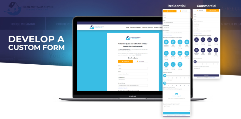 Website Development – Clean Australia Service